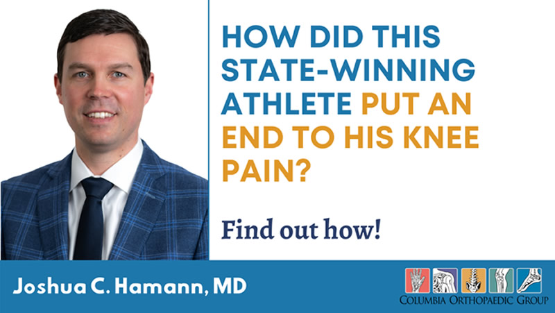 State-Winning Athlete Put An End To His Knee Pain